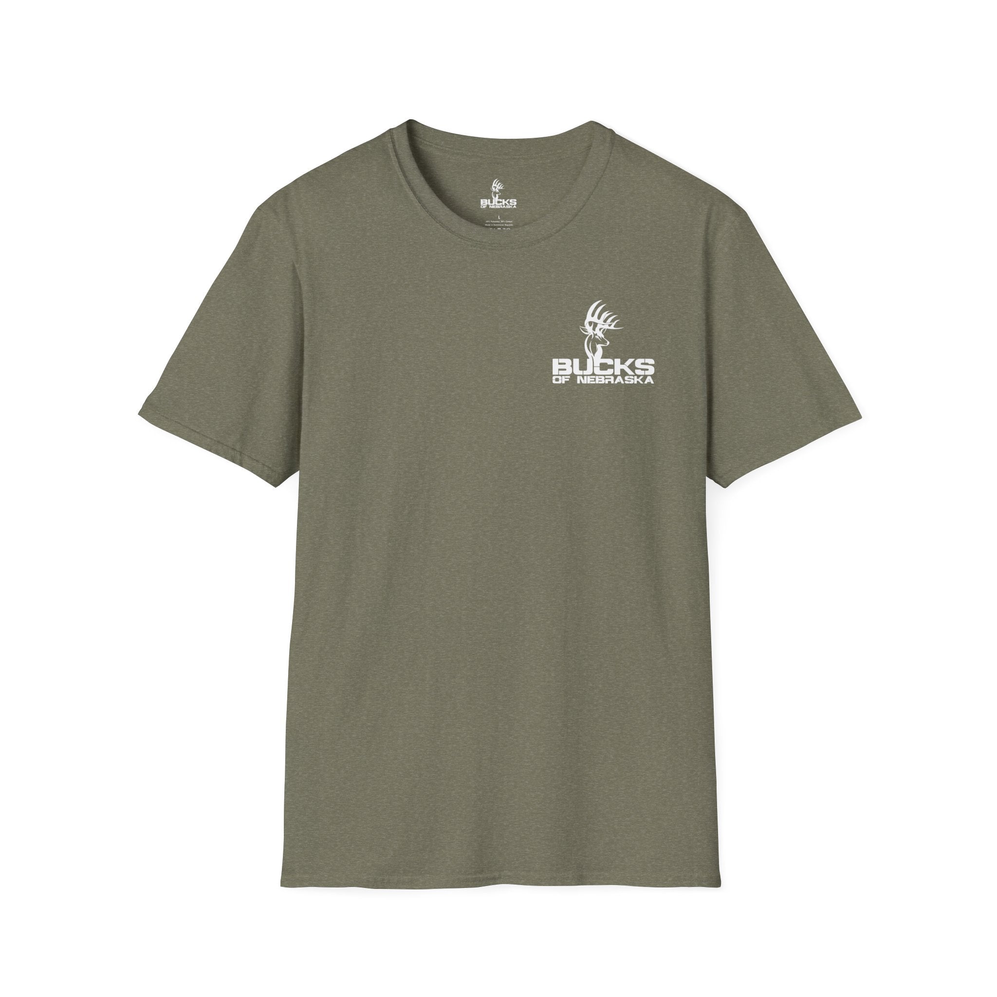 90's Single Cab Pickup Truck Tee - Military Green/Heather Military Green